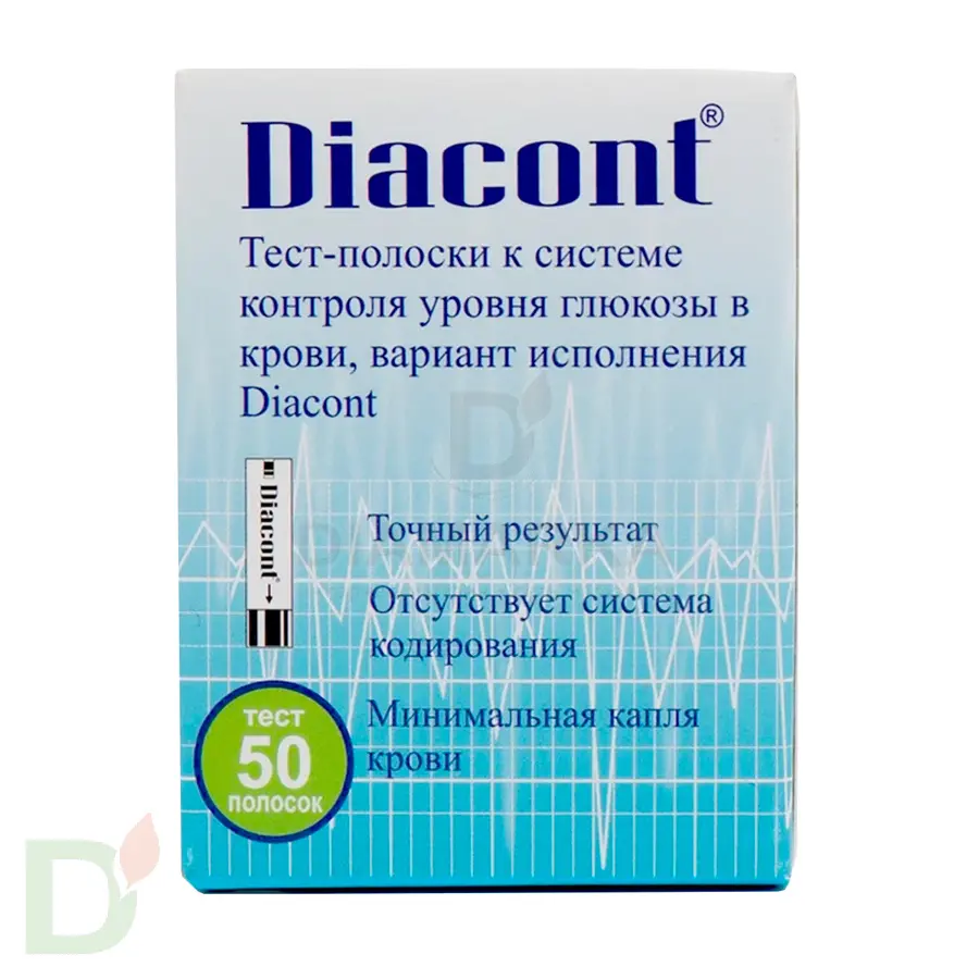 Тест-полоски Диаконт (Diacont) № 50
