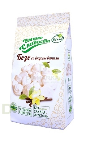 Безе без сахара Умные сладости Ваниль 70гр. в интернет-магазине