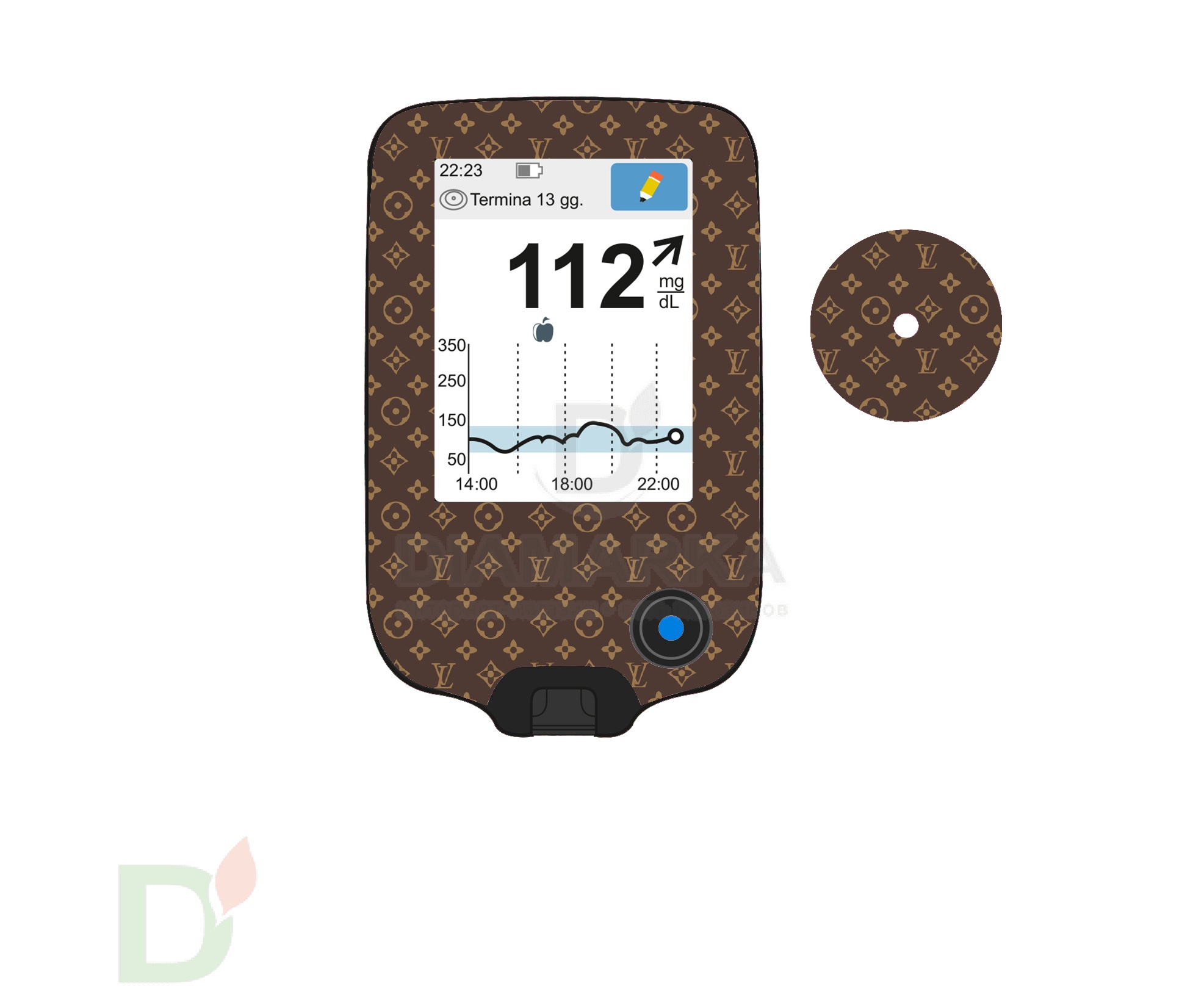 Наклейка на ридер FreeStyle Libre и сенсор