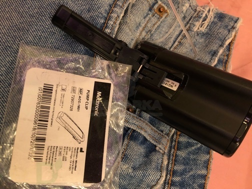 Клипса (зажим) АСС-1601 для помп Medtronic 640/720/740/780