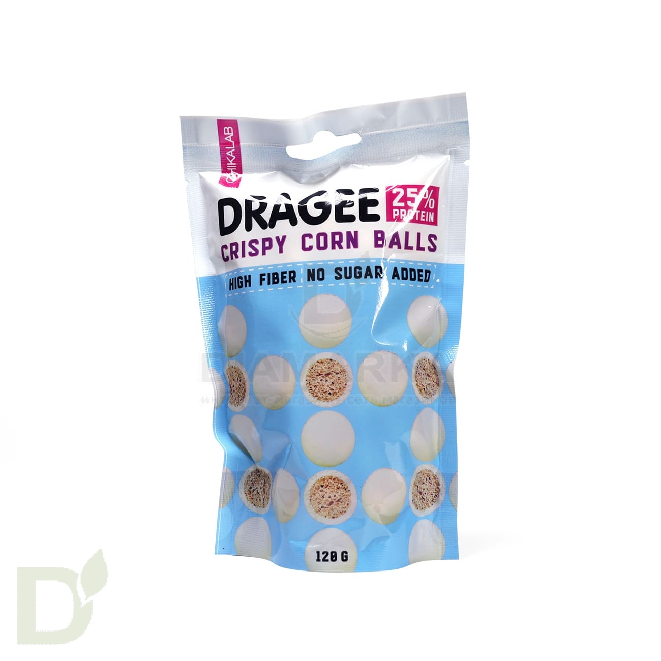 Драже CHIKALAB Шарики кукурузные в белом шоколаде 120 гр.