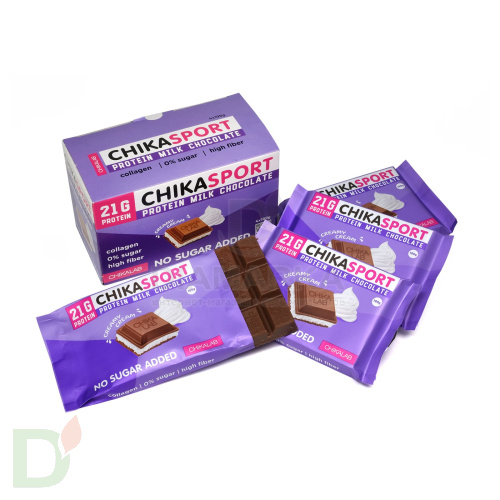 Шоколад молочный со сливочной начинкой CHIKALAB 100 гр