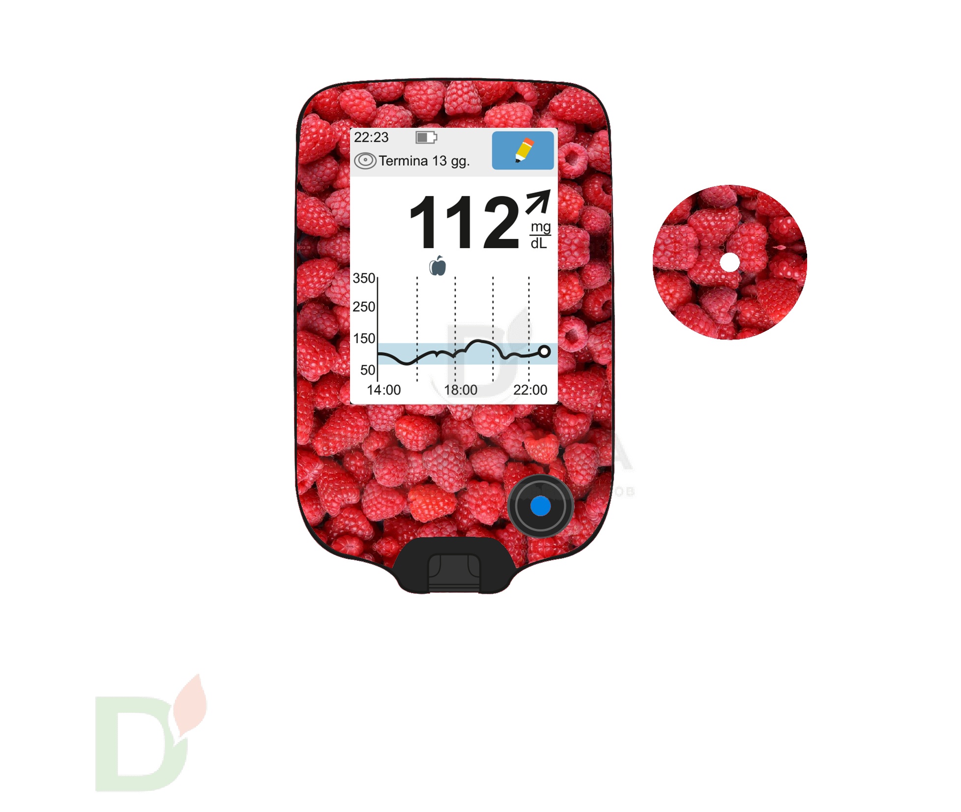 Наклейка на ридер FreeStyle Libre и сенсор