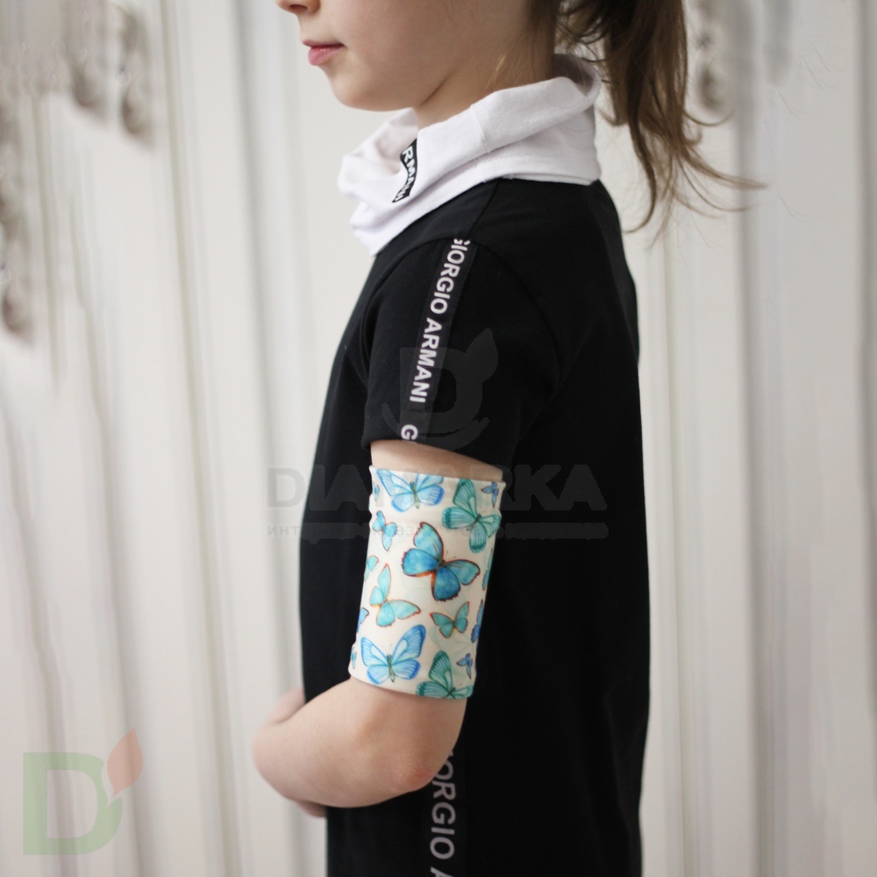 Повязка на руку для сенсора Бабочки