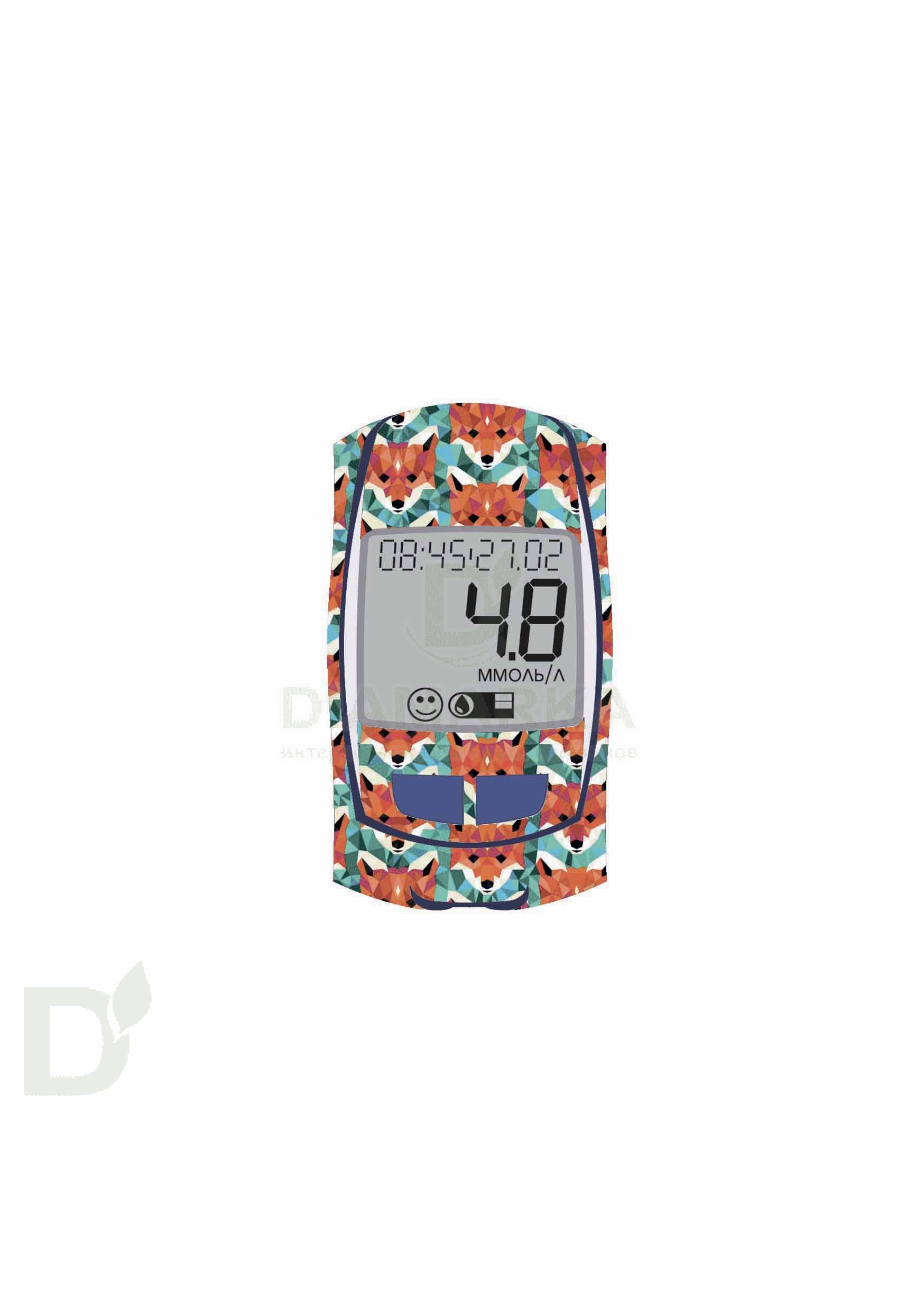 Наклейка на глюкометр Сателлит-Экспресс