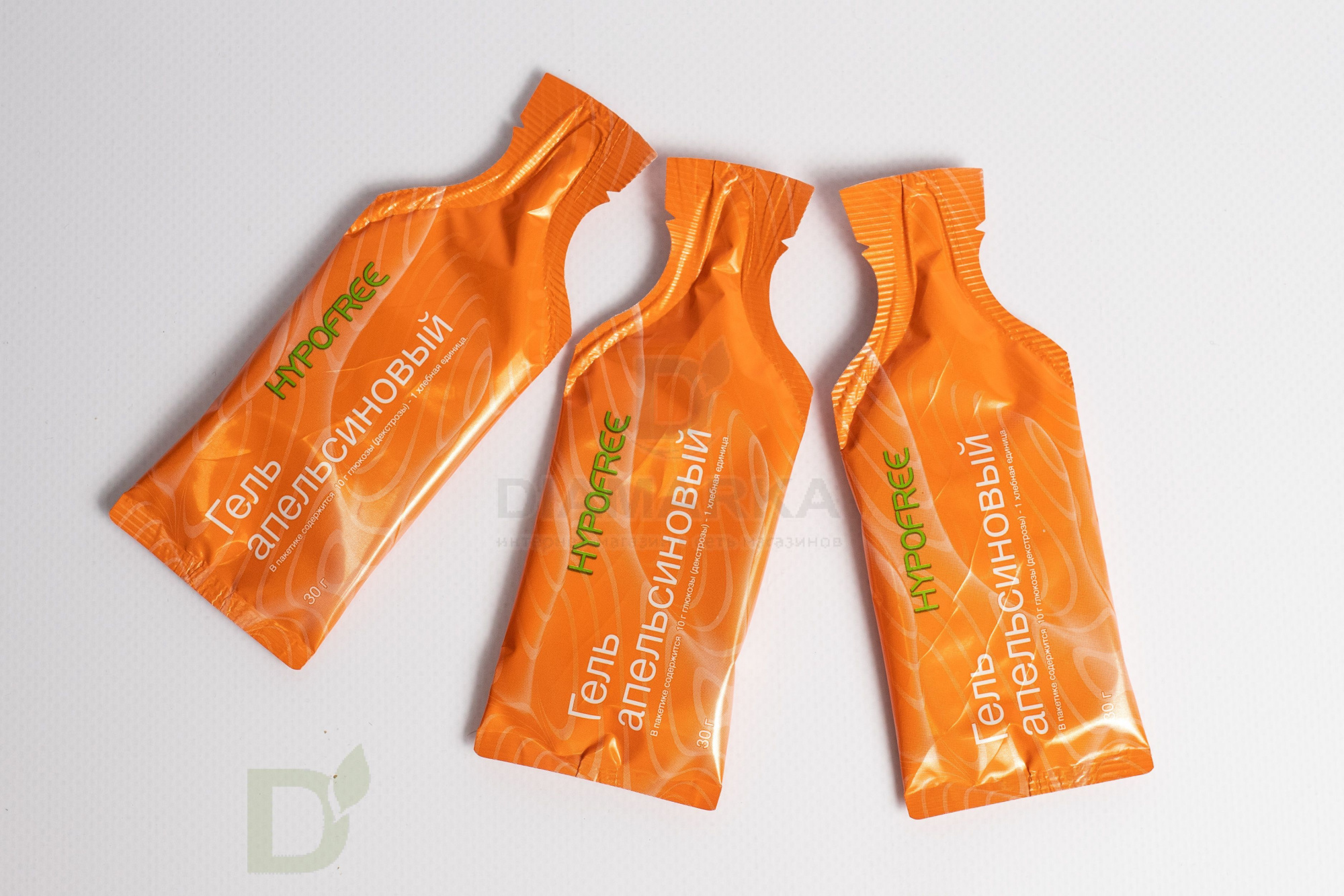 Гель HYPOFREE 1ХЕ Апельсин, мягкая упаковка, 10 саше по 30мл в интернет-магазине