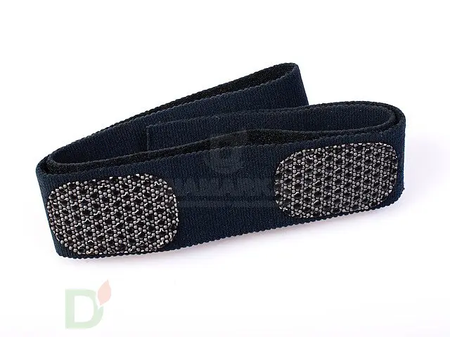 Пояс АСС-210 ВК черный с текстильной застежкой для крепления на ноге