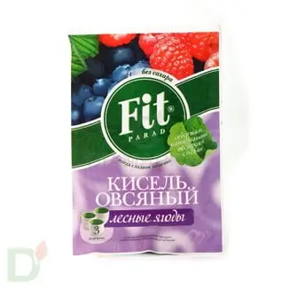 Кисель овсяный Лесные ягоды FitParad, 50 г.