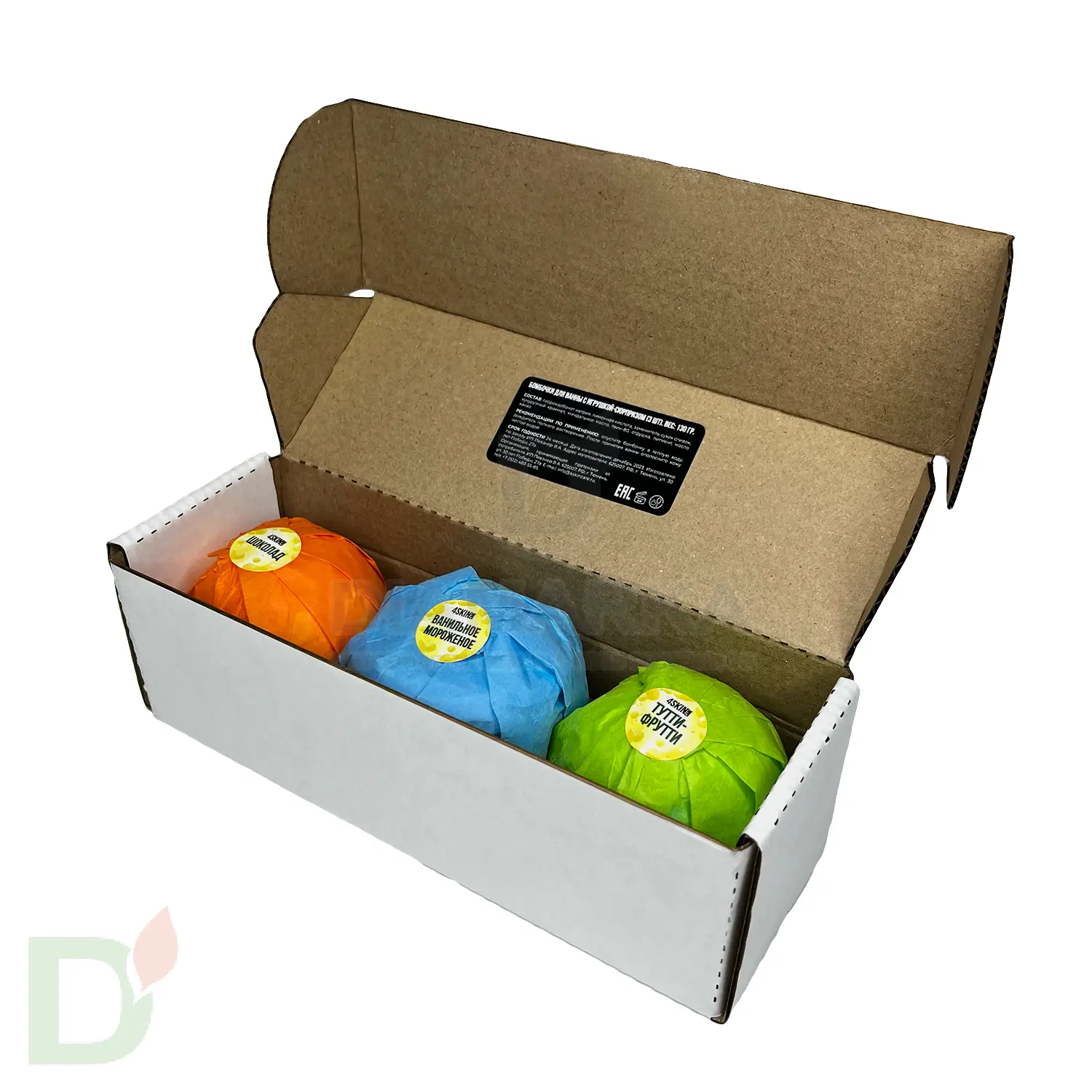 Бокс - Бомбочки для ванны детские (з шт в комплекте) в интернет-магазине