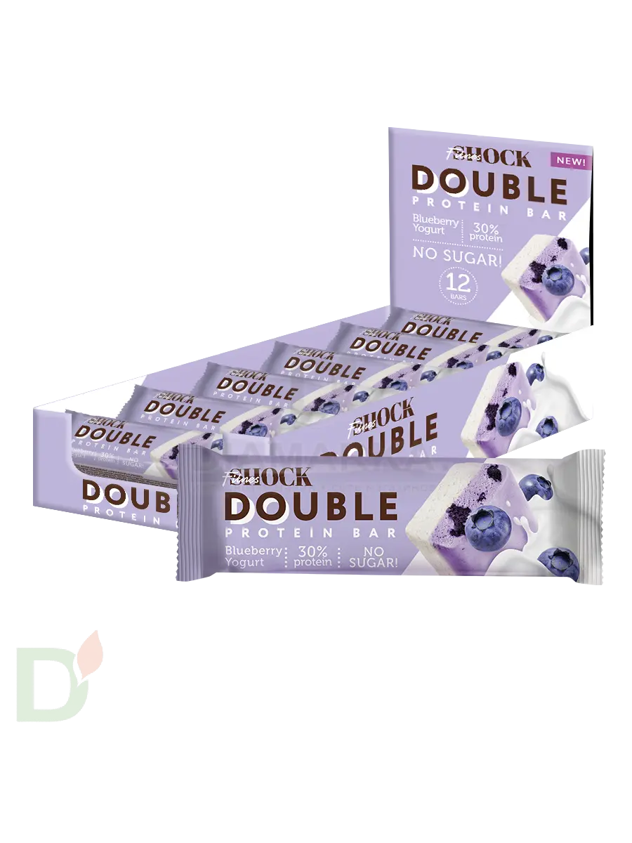 Батончик протеиновый FitnesShock Черничный йогурт 40гр. в интернет-магазине