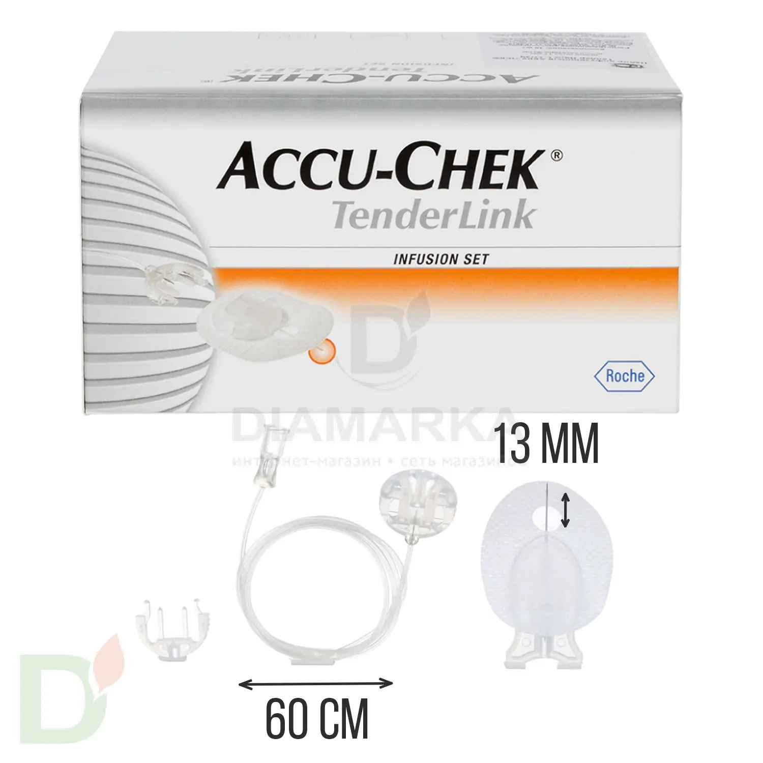 Акку-Чек ТендерЛинк 13/60, инфузионный набор, 1 шт. в интернет-магазине