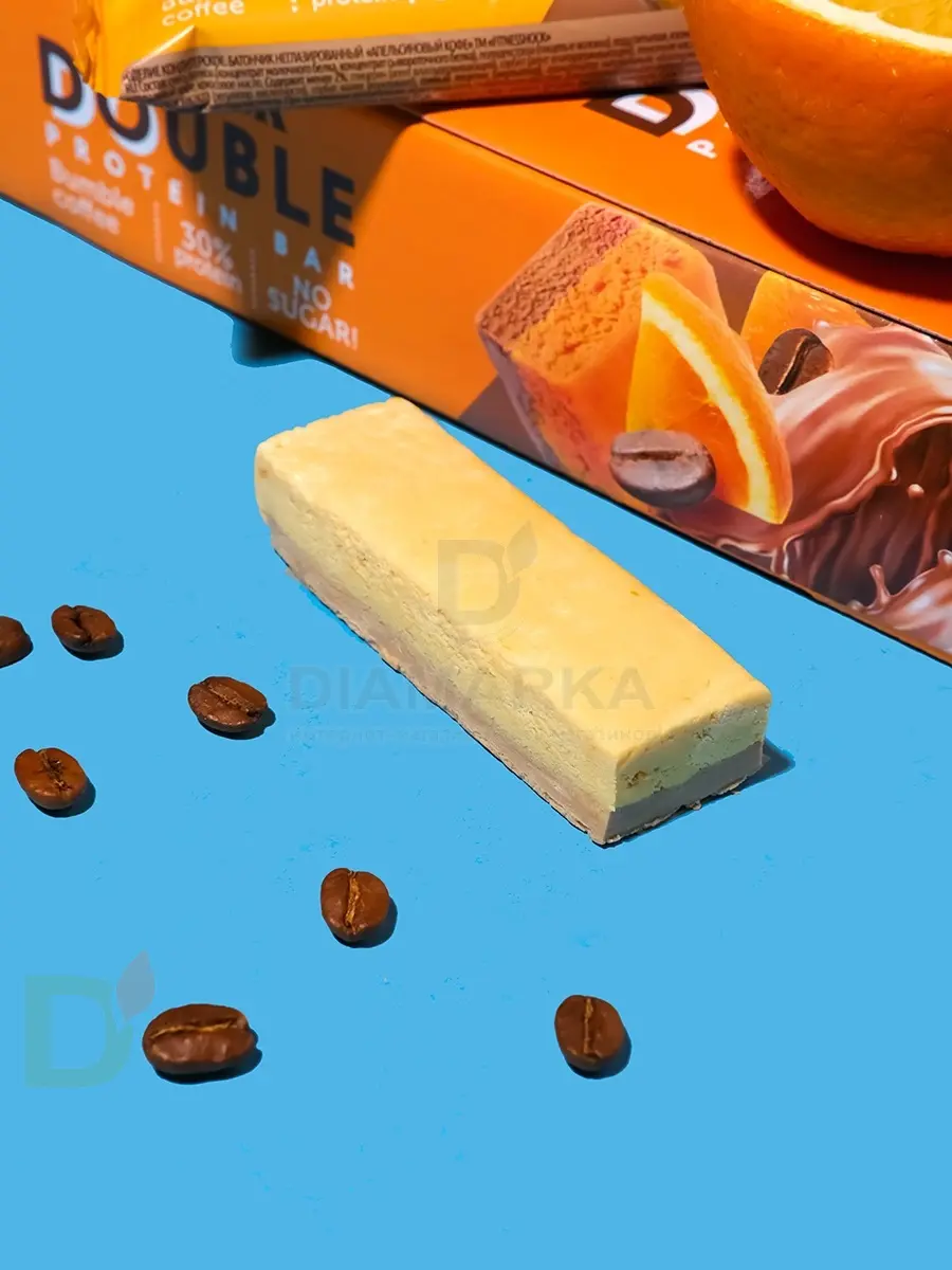 Батончик протеиновый FitnesShock Апельсиновый кофе 40гр. в интернет-магазине